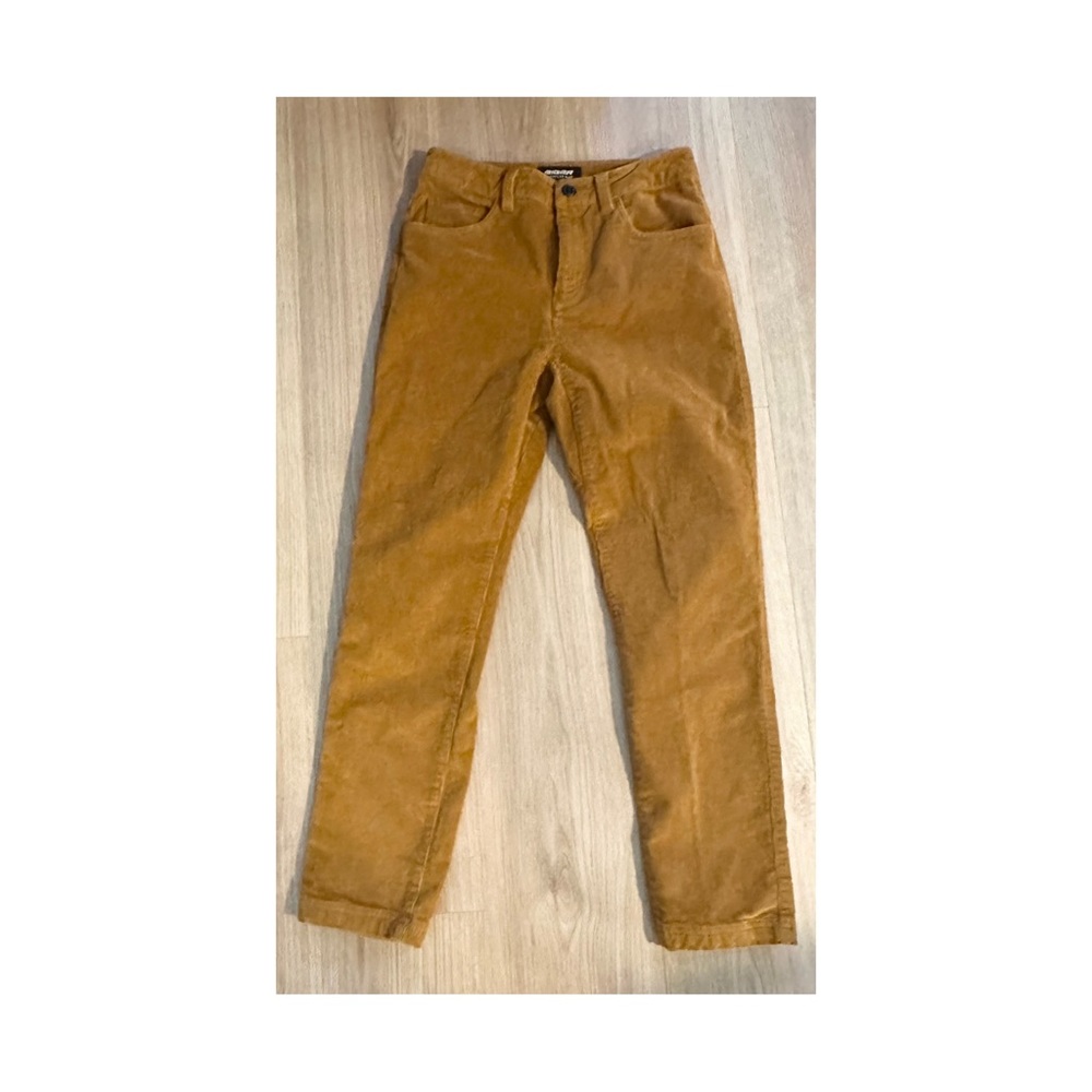 Women’s Corduroy High-Rise Pants in Mustard